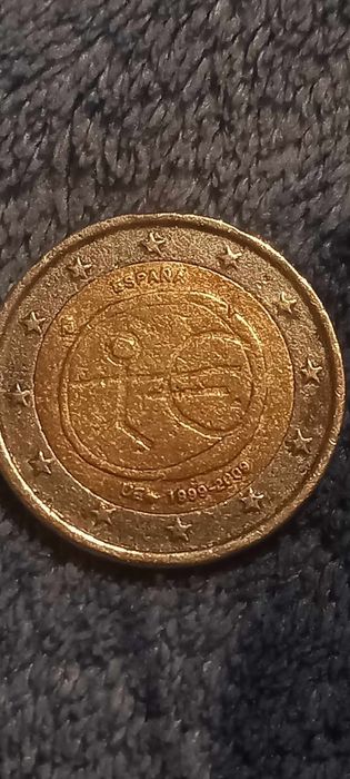 Moeda 2 euros. Rara