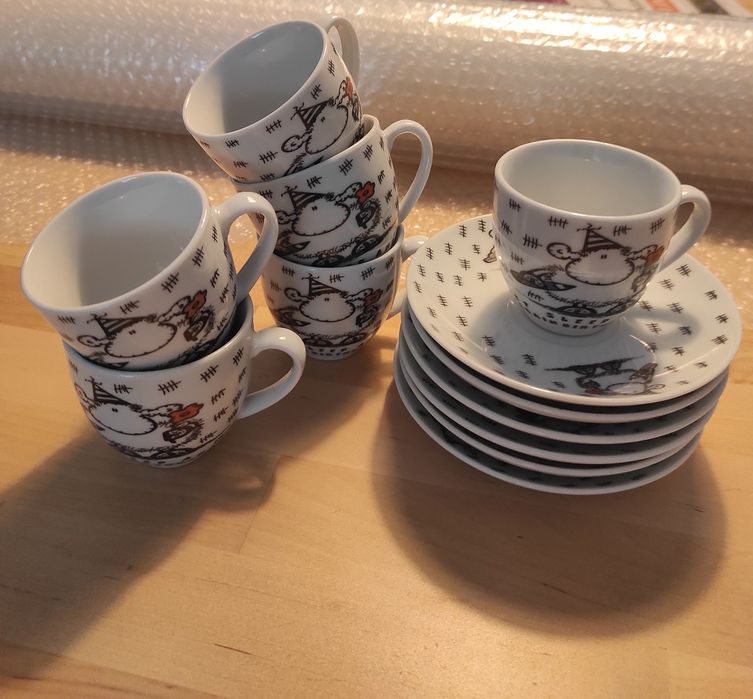 Conjunto de chávenas de café