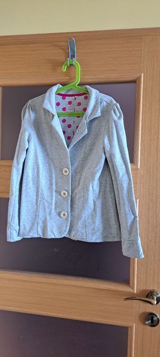 Siwą marynarka dziewczęca Next r. 140 cm