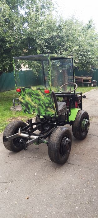 Мінітрактор 4×4  дизель саморобний