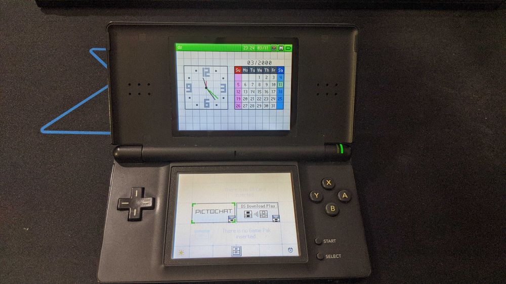 Nintendo DS lite preto