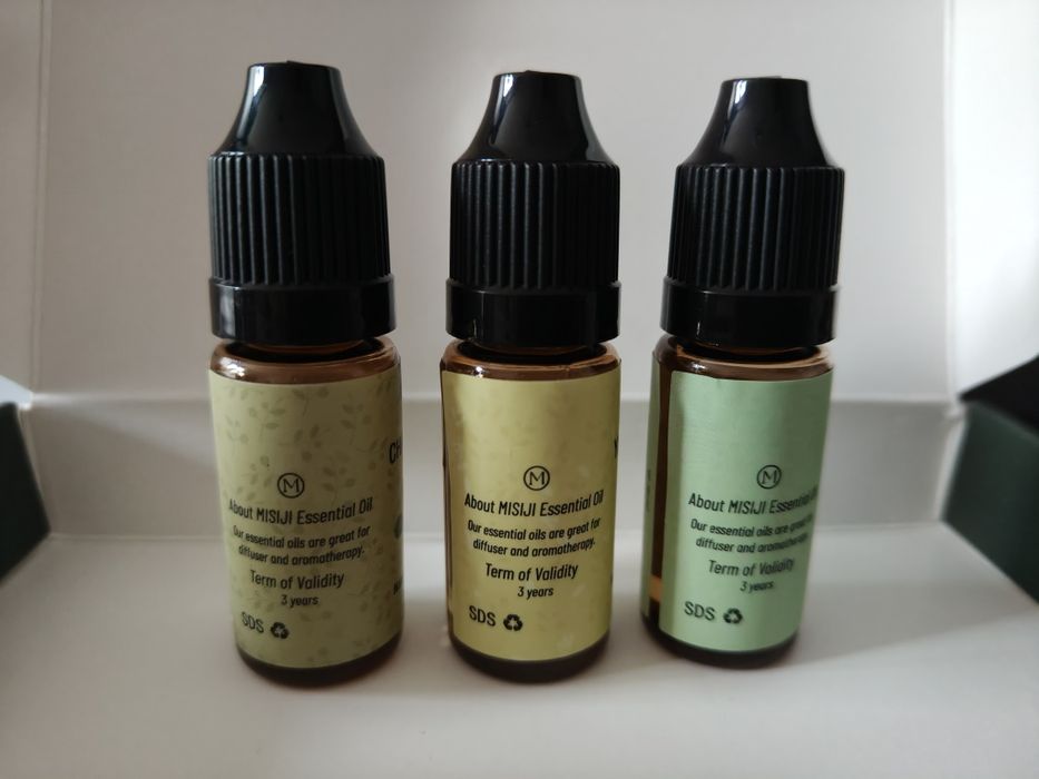Trzy nowe olejki zapachowe 3x10 ml