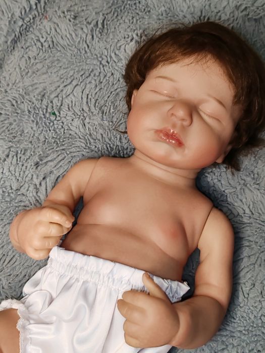 Лялька Reborn, реалістична, спляче немовля, з аксесуарами (хлопчик)