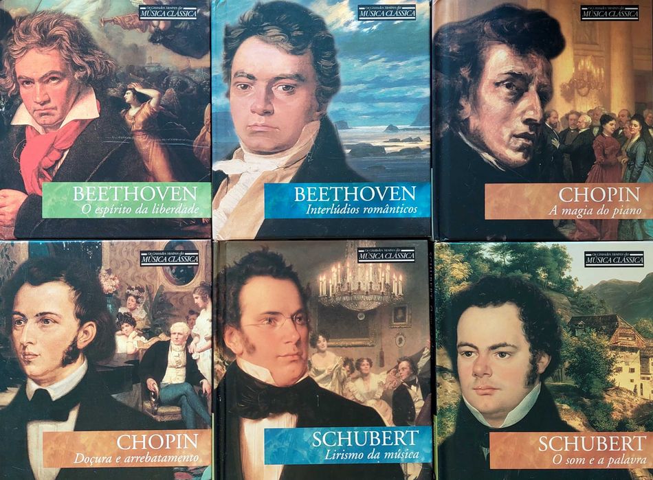 CDs coleção Os Grandes Mestres da Música Clássica: Primeiro Romantismo
