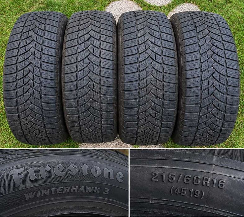 Opony zimowe Firestone Winterhawk 3 215/60 R16 DOT 4519 – komplet 4 szt.