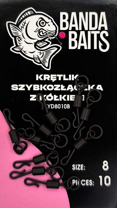 Krętlik szybkozłączka z kółkiem