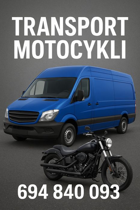 Transport motocykli przewieziemy motocykl, quad-a, skuter