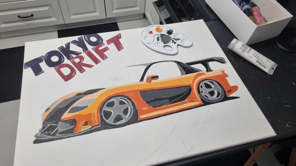 Ręcznie malowane obrazy