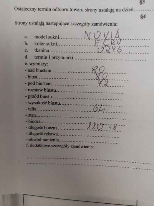 Suknia ślubna 34 XS Novia