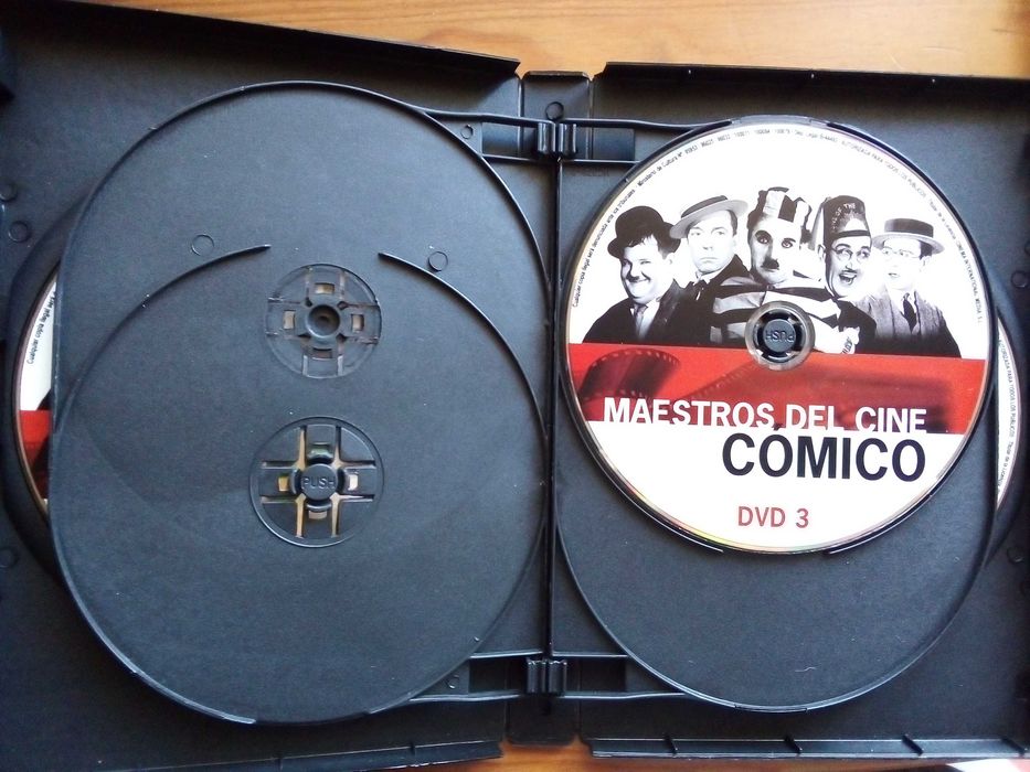 Os Mestres  do Cinema Cómico, B. Keaton C. Chaplin, Fairbanks, 5DVD.