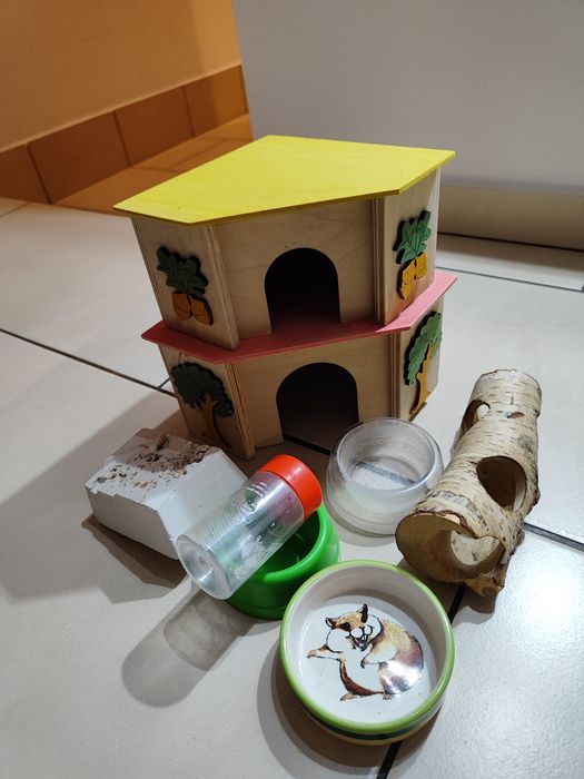 Domki i akcesoria dla chomika, myszki