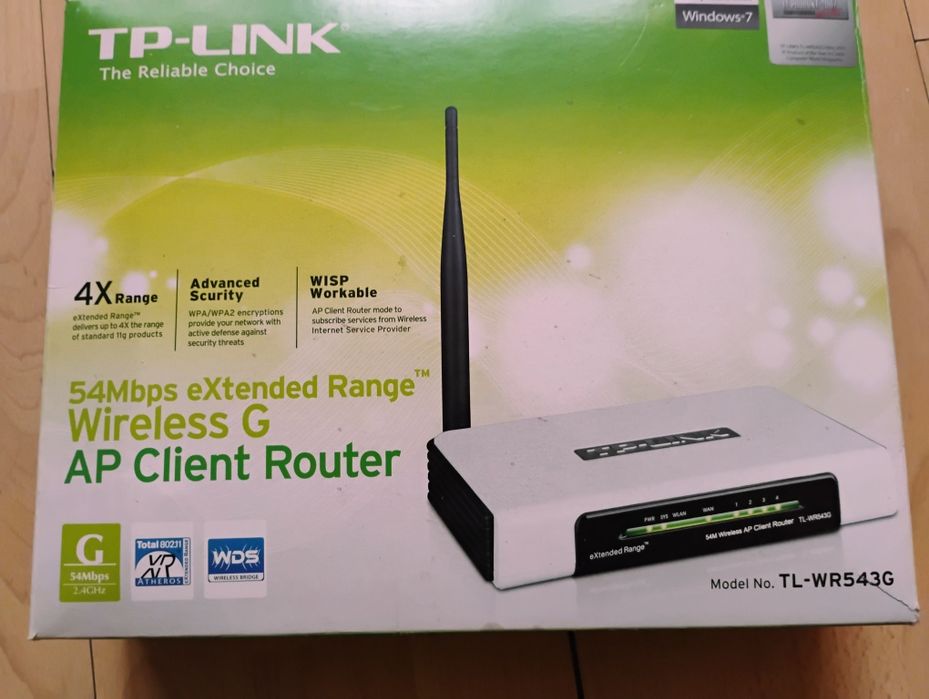 TP-LINKWR543G Router