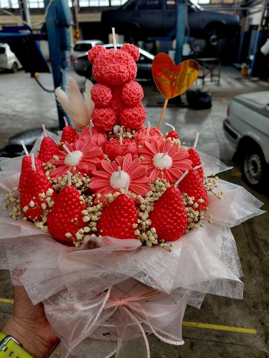 Букет из свечей (соевый воск)