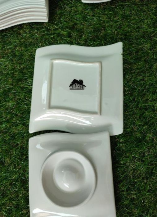 Порцелянові підставки для яєць  Malacasa , 6 шт