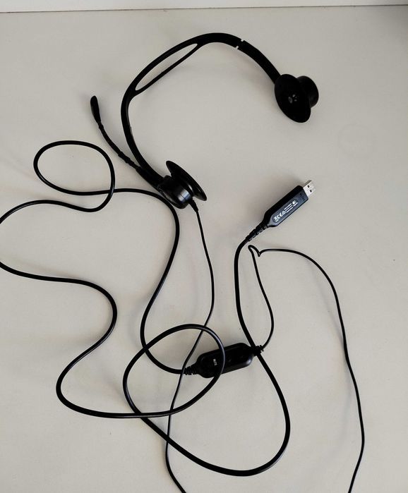 Наушники с микрофоном Logitech 960 USB PC Headset гарнитура