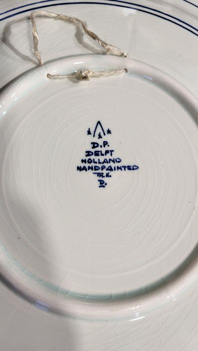Колекційна велика настінна тарілка 42 см HOLLAND DELFT