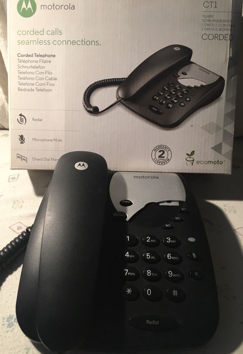 Telefones fixos Philips Spiker Motorola e Nec