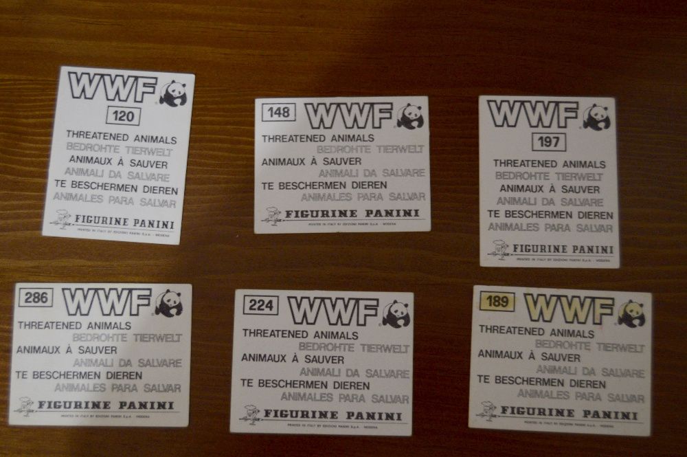 WWF - Threatened Animals - Panini