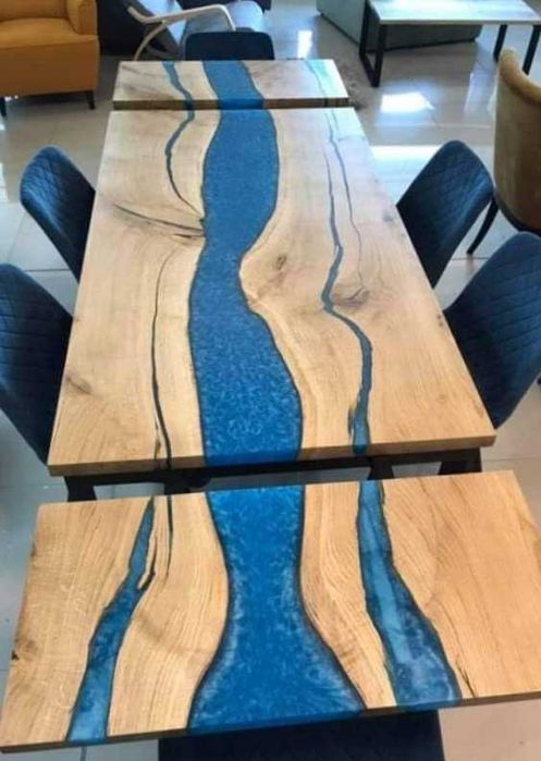 Stoły z żywicą epoksydową i z litego drewna - rozkładane lub całe
