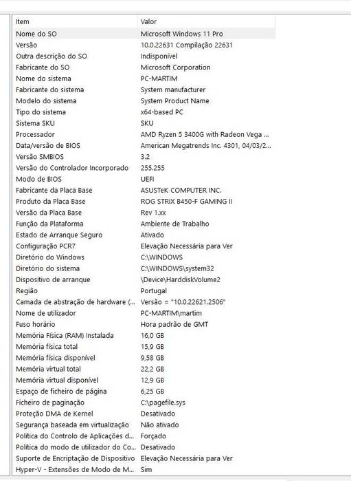 PC AMD Ryzen 5 3400G with Radeon Vega Graphics -3.70 GHz