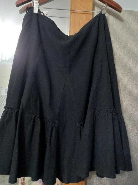 Нова спідниця бархат под замшу шикарна вихідна  розмір 48-50-52