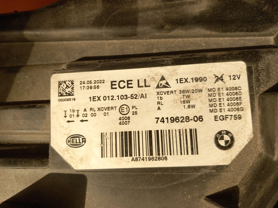 Farol BMW 3/M3 Full LED Adaptativo direito