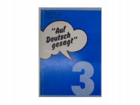 Auf Deutsch Gesagt 3 R.schneider