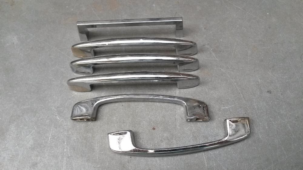 Vintage Chrome Drawer Pulls