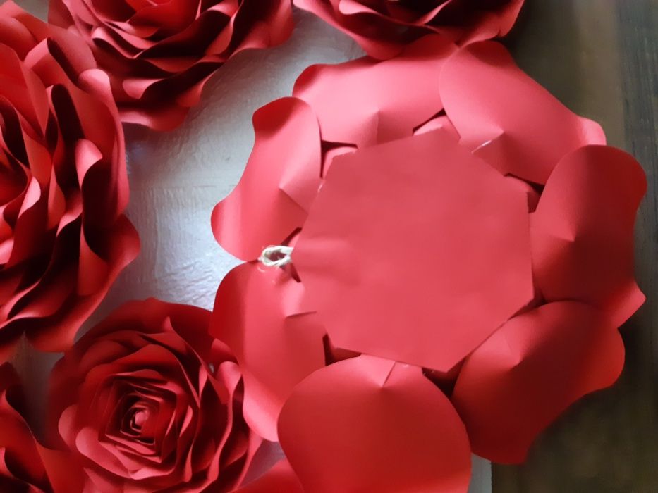 Roża z papieru typu Chanel 3D