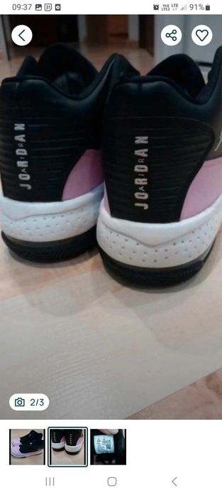 Buty Jordan rozm.38, skórzane, idealny stan.