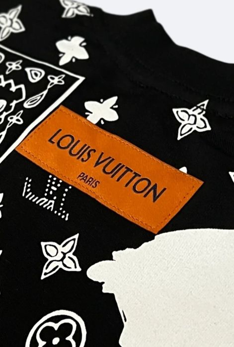 T-shirt Louis Vuitton Bandana monogram*koszulka LV