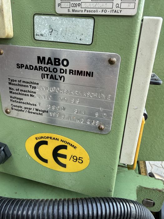 Свердлильно-пазувальний верстат Mabo
