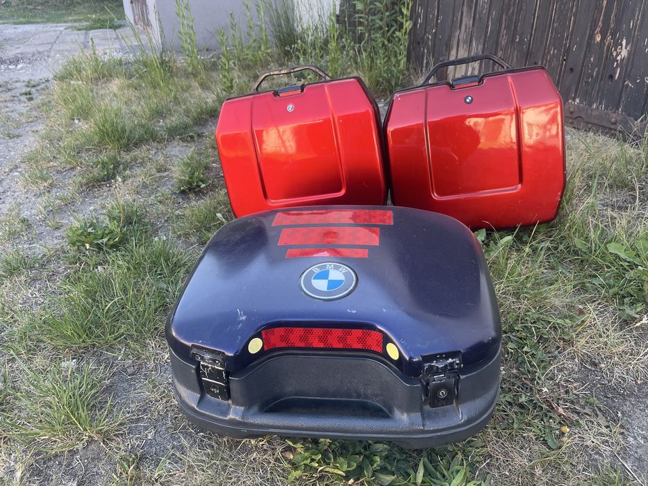 3 kufry do motocykla BMW