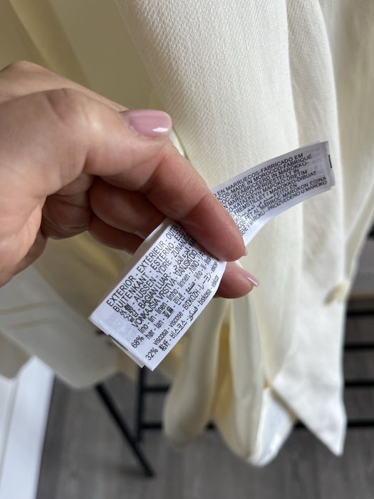 Лляний оверсайз піджак zara