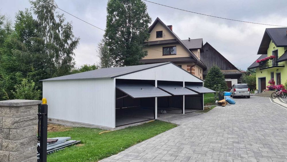 Garaż blaszany 9x6, garaż 9x6, 3x5, 4x5, 6x5, 4x6 ral, ocynk