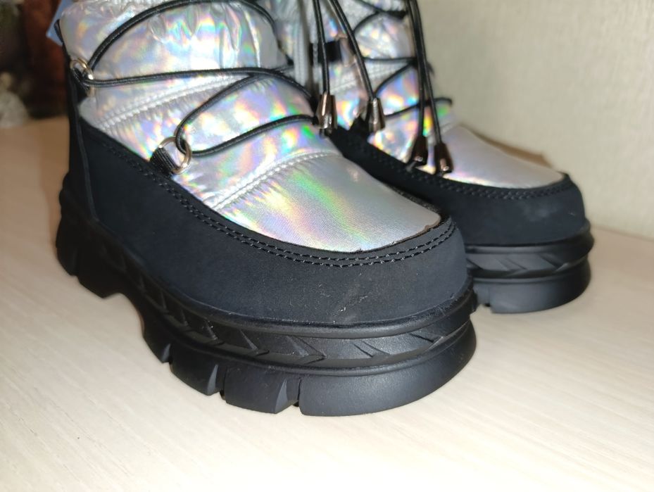 Зимові термо сапоги чоботи термо для дівчинки Зимние ботинки для девоч