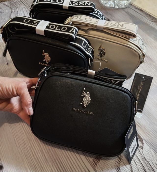 Сумка кросбоді Us Polo Assn  Оригінал!  сумочка чорна calvin klein tommy