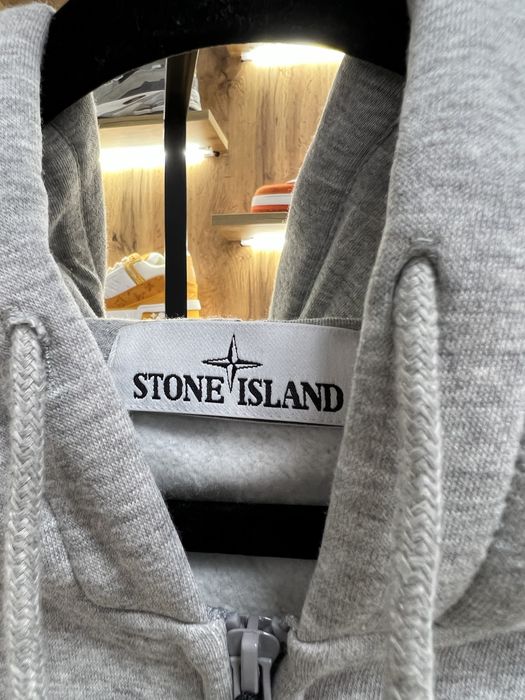 Зіп Худі Stone Island Grey