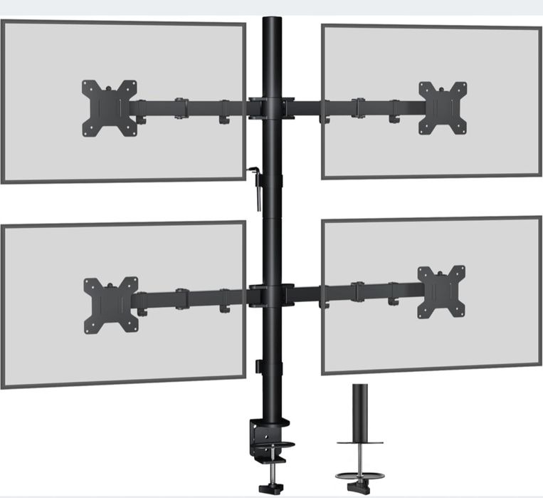 Uchwyt na cztery monitory BONTEC MDM004, 13-27'', 10 kg, VESA 75/100