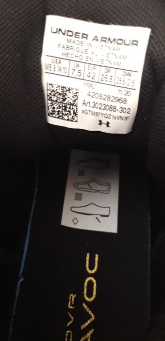 Ténis, sapatilhas de basquetebol UNDER ARMOUR - Artigo NOVO.