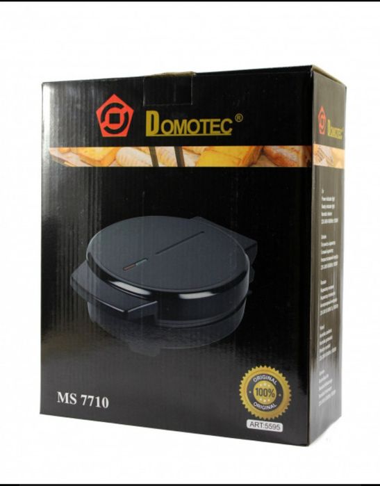 Вафельниця DOMOTEC MS-7710, вафельниця електрична побутова, електроваф