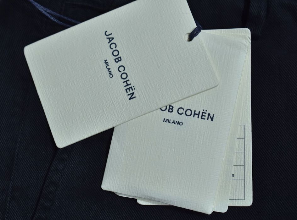 Jacob Cohen Bobby Granatowe Spodnie Chino Slim Fit 30