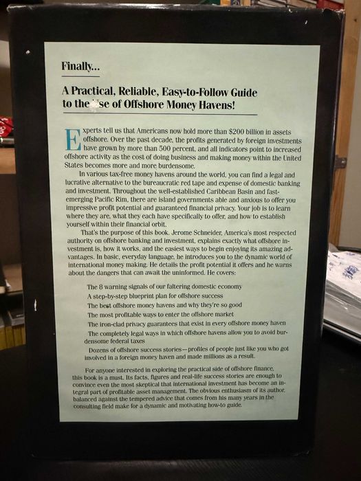 Jerome Schneider – Complete Guide to Offshore Money Havens