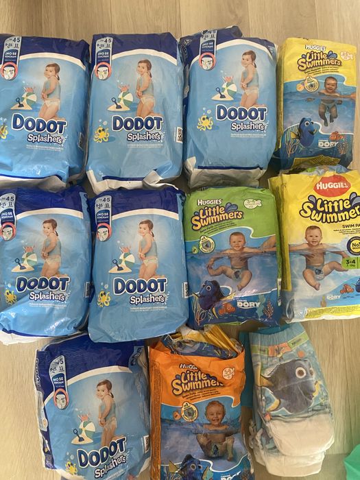 Dodot Splashers Fraldas natação praia piscina 9-15 kg tam 4-5