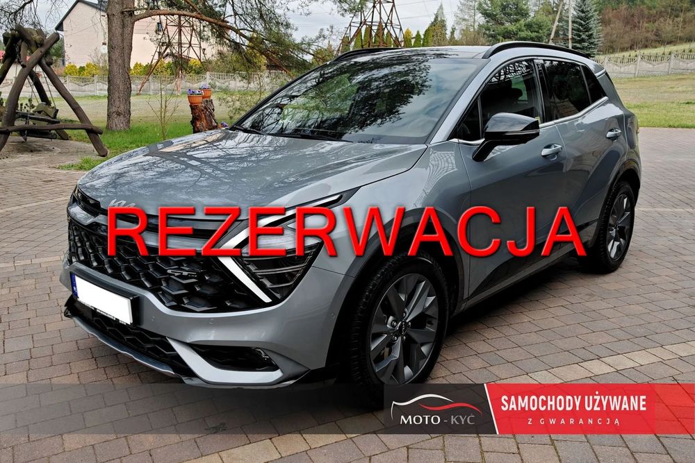 Kia Sportage GWARANCJA 1.6 230KM HEV GT Line 4WD 1wł SALON PL 23000km jak NOWY fv23