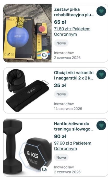 Sprzedam zestaw produktow 4fizjo