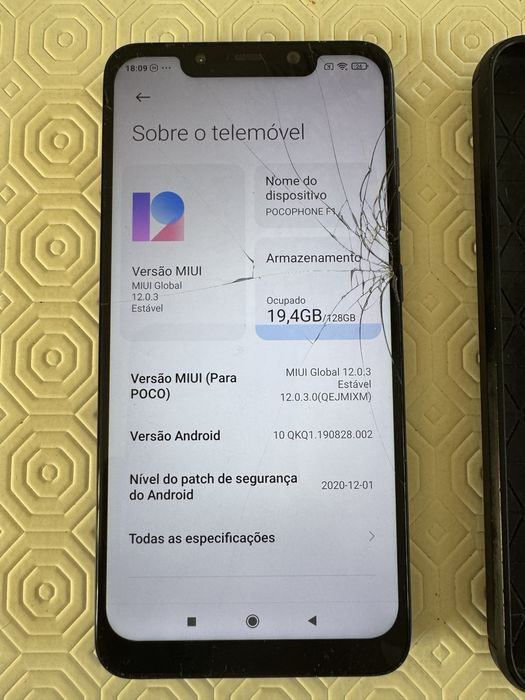 Xiaomi Pocophone F1 Display partido