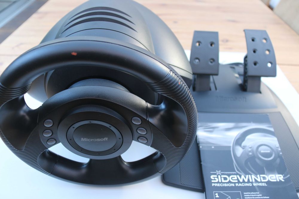 Microsoft SideWinder Precision Racing Wheel and Pedals