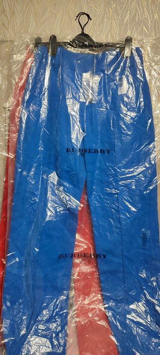 Burberry штани червоні сині. Оригінал. Розмір 12, М, 46 Високий зріст.