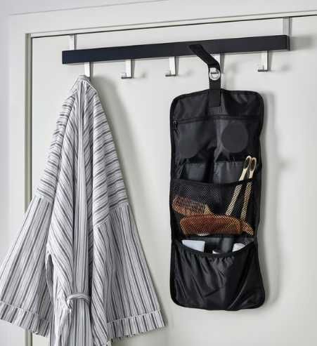 Bolsa organizadora IKEA de viagem para cabos acessórios higiene